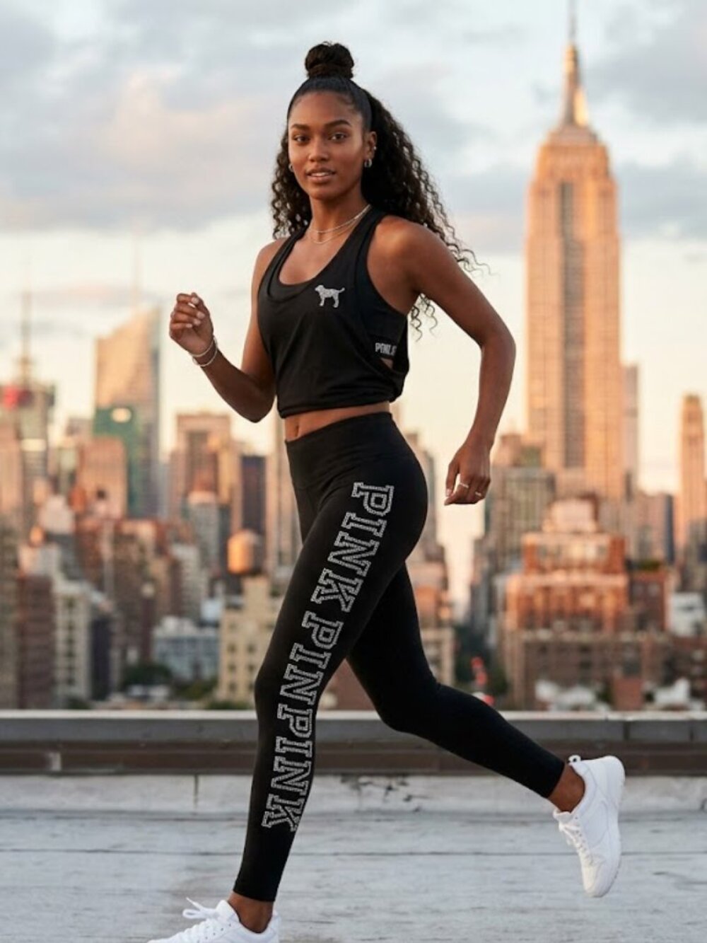 PINK Victoria's Secret Black Yoga Leggings